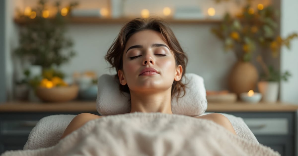Massage à proximité : thérapeute pratiquant un soin relaxant sur une table de massage en institut local
