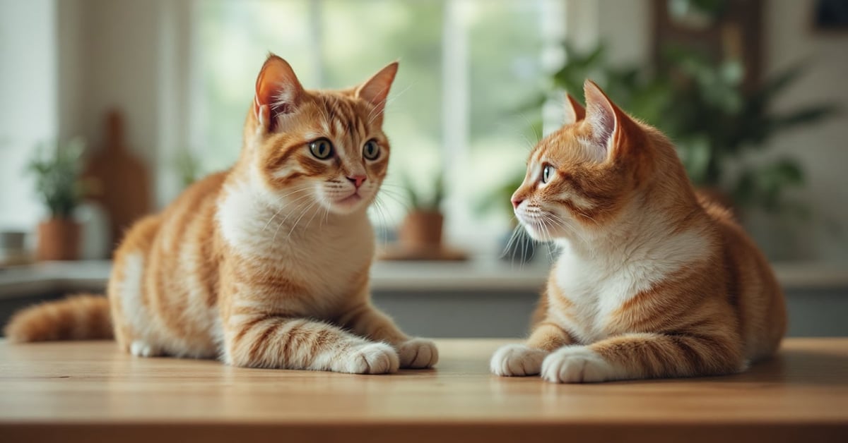Animal bien-être : un animal domestique paisible dans un environnement chaleureux et bienveillant
