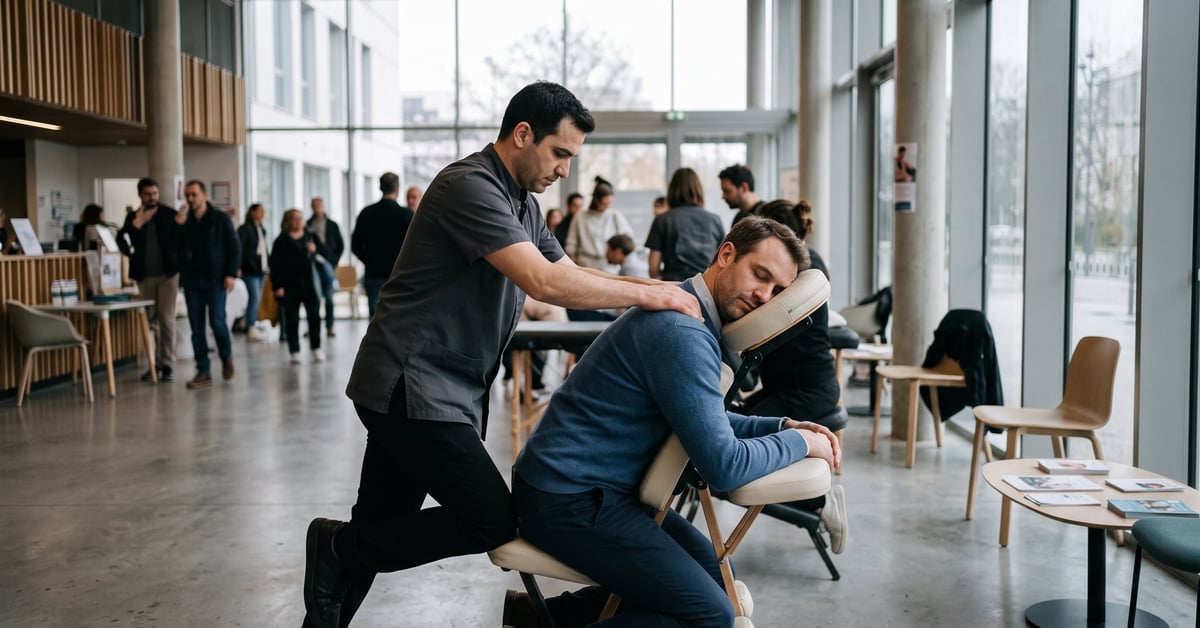 Massage relaxant réalisé par un thérapeute professionnel près de chez soi — massage autour de moi